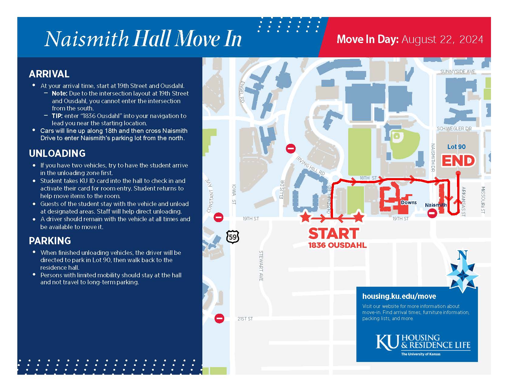 Naismith Hall MoveIn Housing & Residence Life